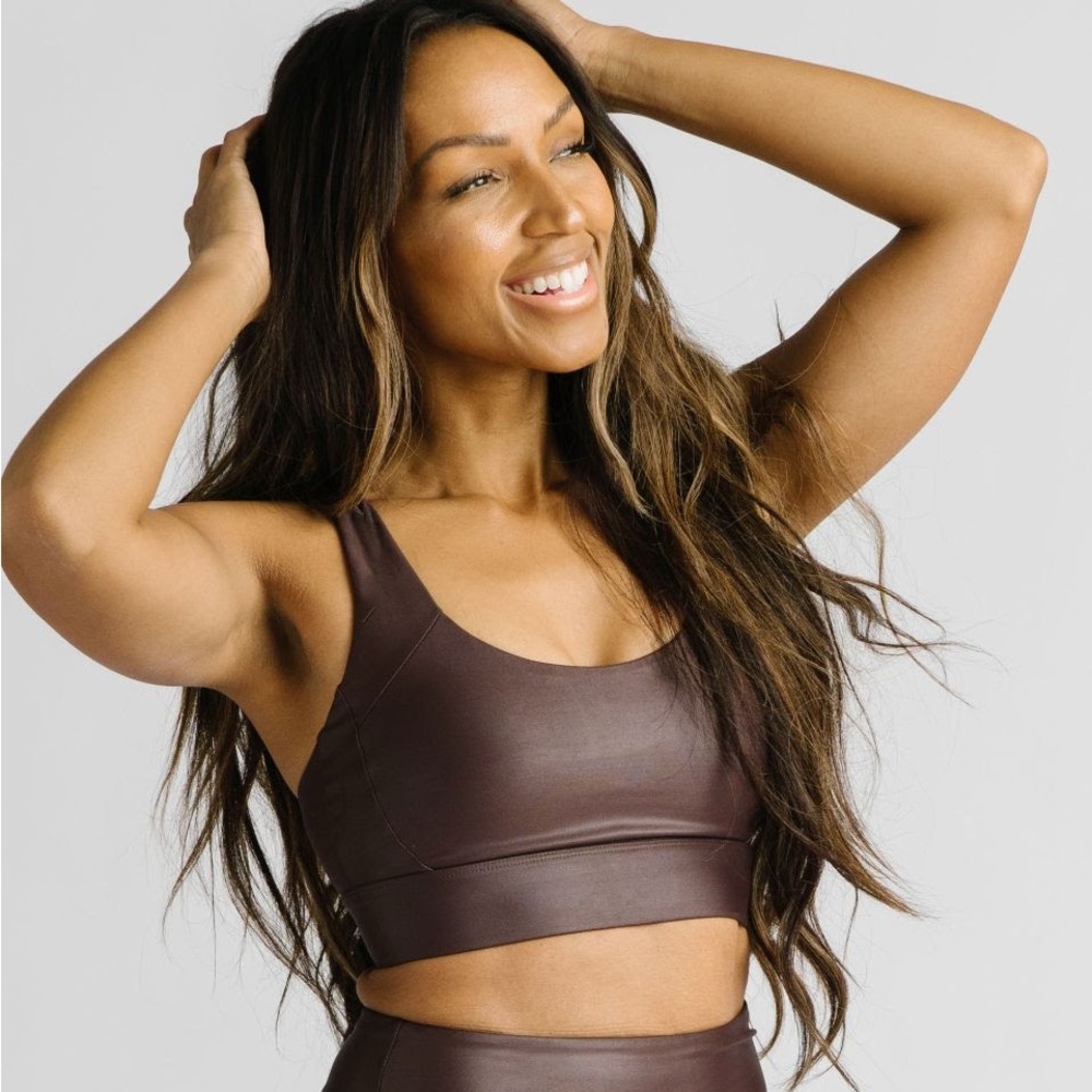 Espresso Metallic Light n Tight Bra